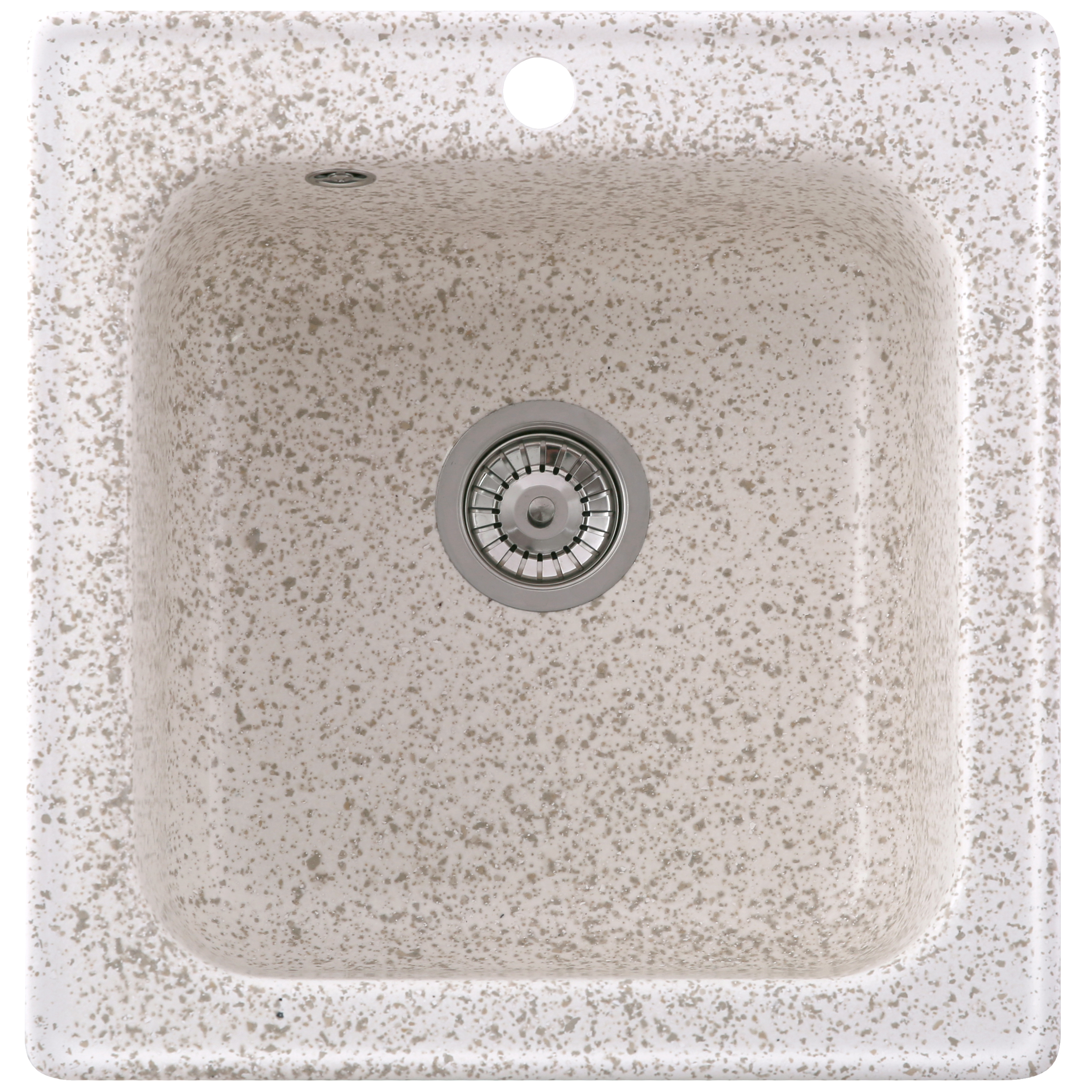 Chiuveta compozit Resing, 52 x 50 cm, adancime 20 cm, incastrabila, marmorat granitat